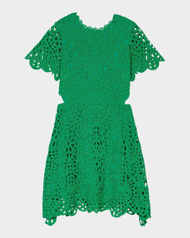 Rozimalo Crochet Mini Dress